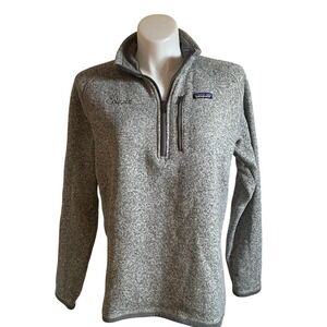 Patagonia Better Sweater Womens 1/4 Zip Pullover Sweater L Large Colgate